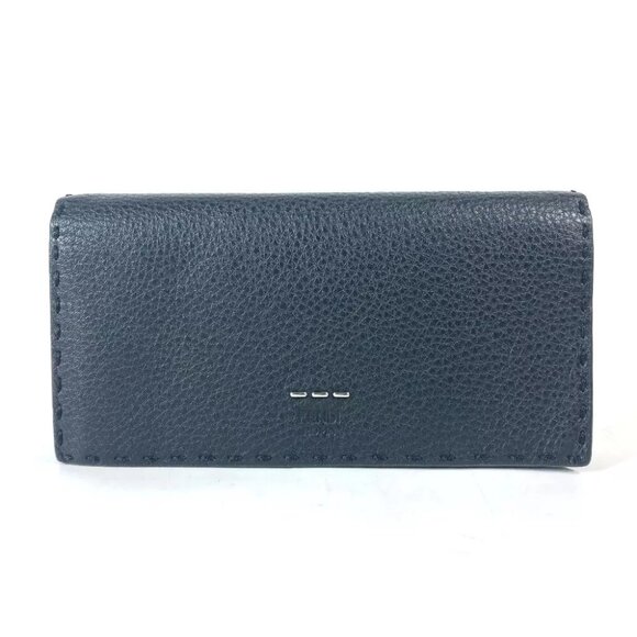 FENDI stitch Selleria Bifold long wallet Long Wallet - Picture 1 of 14